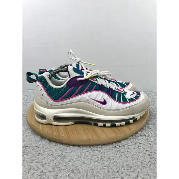Nike Womens 9.5 Air Max 98 Easter 2020 White Casual Athletic Sneaker CI3709-301 - Picture 3 of 11